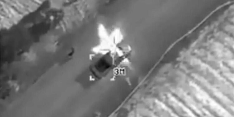 Racheta „Ginsu” Hellfire, surprinsă în acțiune pentru prima dată