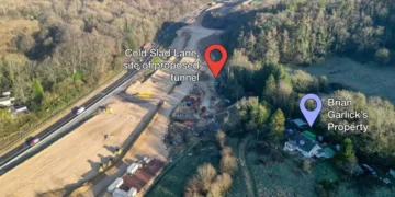 Tunel de 12 milioane de euro pentru un pensionar care refuză strămutarea