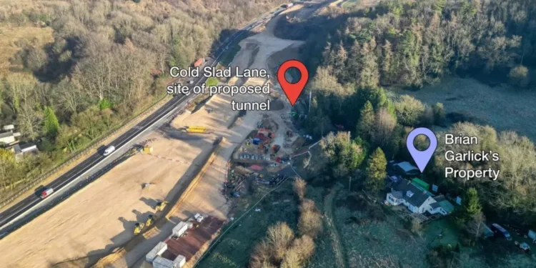 Tunel de 12 milioane de euro pentru un pensionar care refuză strămutarea