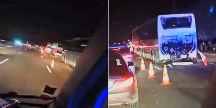 Zeci de militari răniți pe autostradă