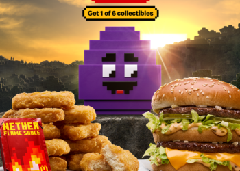 Meniul McDonald’s vine cu jucării Minecraft