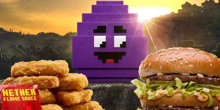Meniul McDonald’s vine cu jucării Minecraft