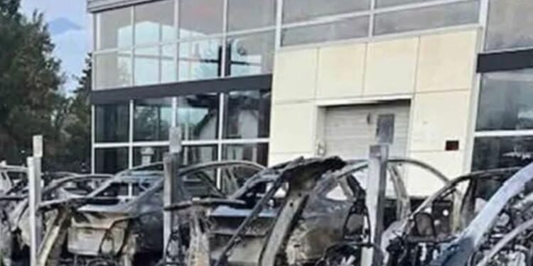 Atacurile asupra dealerilor Tesla, clasificate ca terorism