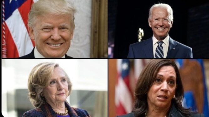 Trump retrage autorizațiile de securitate pentru Kamala Harris și Hillary Clinton
