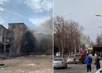 Rușii lovesc localitatea natală a lui Zelensky