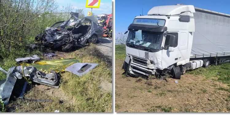 O femeie a murit, iar doi copii sunt în stare gravă