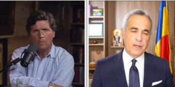 Călin Georgescu, în interviu cu Tucker Carlson: „Alegerile au fost anulate ilegal. România, punct strategic pentru un nou război”