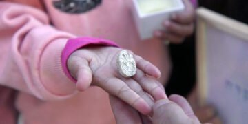 Comoară găsită de o fetiță de trei ani