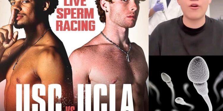 Cursă inedită de spermatozoizi organizată de patru tineri milionari americani: mesajul din spatele spectacolului bizar