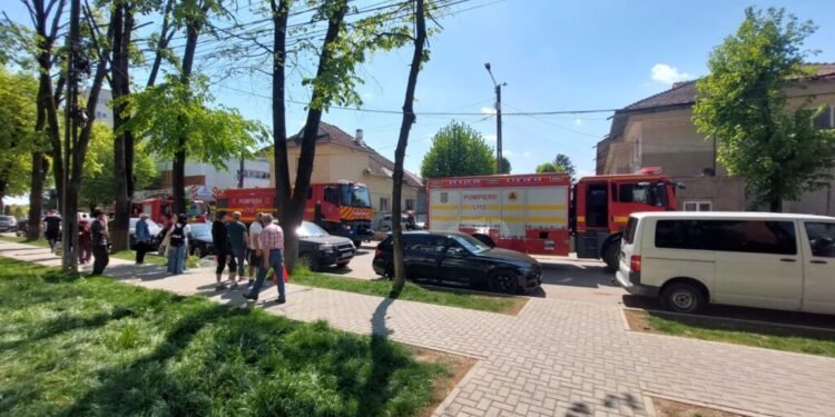Incendiu la un spital din România