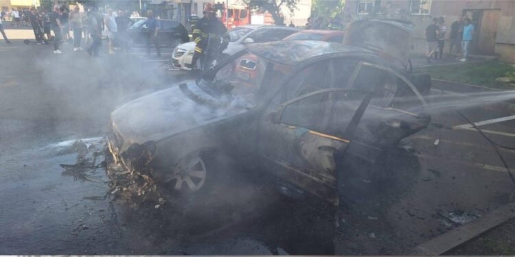 A alimentat greșit, iar vehiculul a explodat la pornire