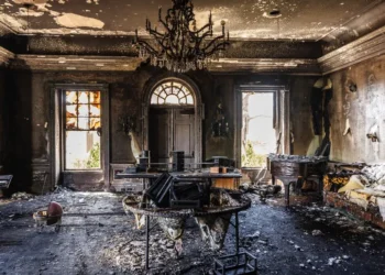 Reședința unui guvernator, incendiată. Familia era în casă!