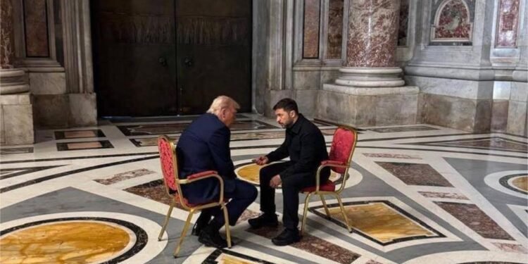 Trump spune ce a vorbit cu Zelensky, față în față la Vatican