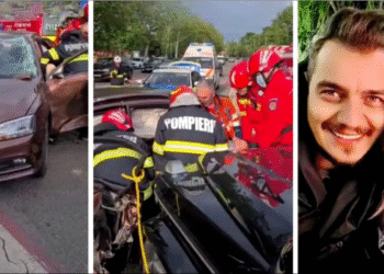 Soția lui Bursucu`, implicată într-un grav accident rutier