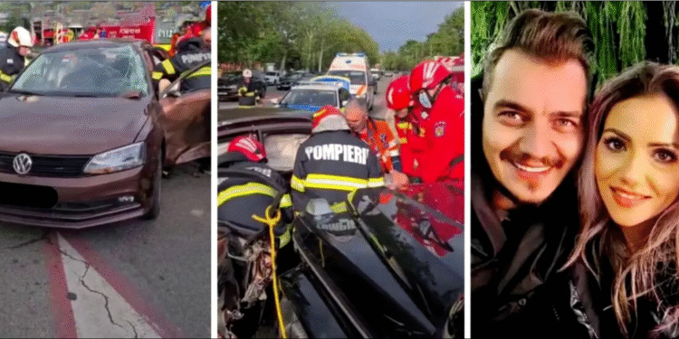 Soția lui Bursucu`, implicată într-un grav accident rutier