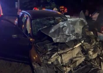 Accident grav la intrarea în Târgu Jiu: Patru răniți după ce un șofer băut a pătruns pe contrasens