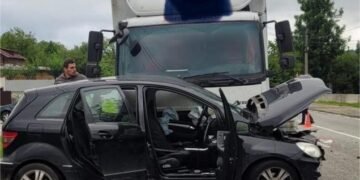 Accident grav pe DN66