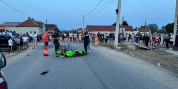 Un tânăr motociclist de 21 de ani și-a pierdut viața