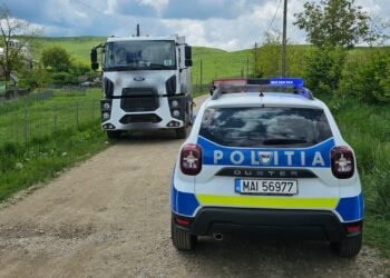 Mamă și copil, căzuți din căruță, loviți de camion