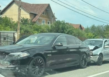 Accident cu trei autoturisme pe DN 67