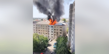 Incendiu devastator în Slatina