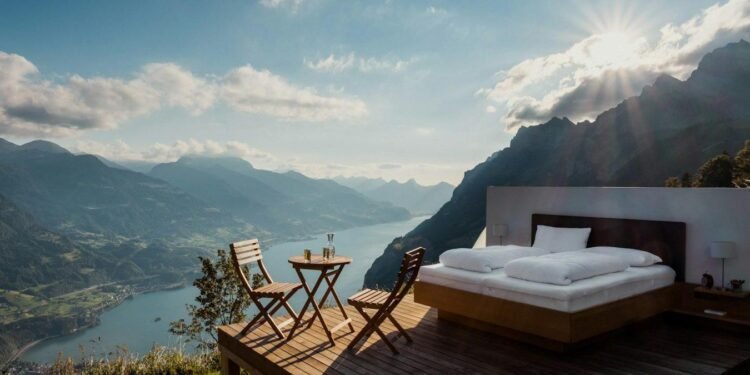 Null Stern Hotel: Hotelul elvețian cu paturi sub cerul liber