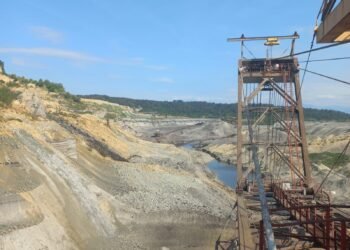 Alunecare de teren la o carieră minieră