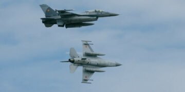 O să vedeți avioane F16 în zbor, în următoarele zile!