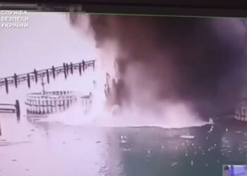 Ucraina lovește din nou: Podul Kerci, atacat pentru a treia oară de SBU, de această dată… sub apă