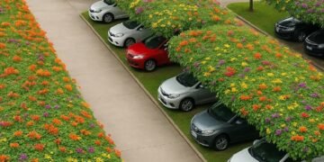 Japonia transformă parcările publice în grădini suspendate: un nou model de oraș verde