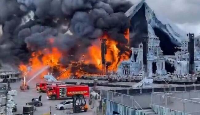 Scena festivalului Tomorrowland, distrusă de incendiu