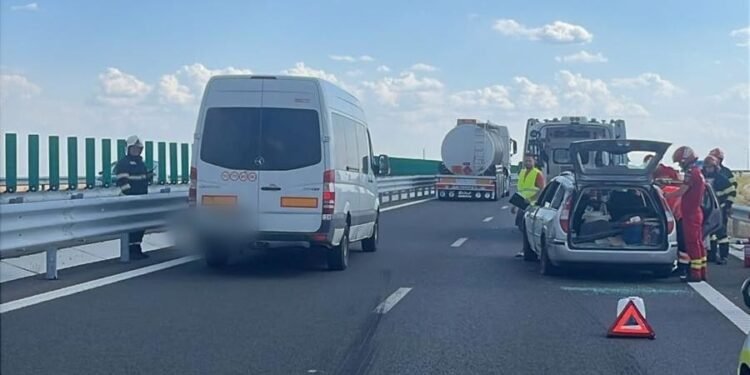 Șofer și pasageră, la spital