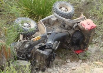 La 80 de ani, pe ATV. Final previzibil!