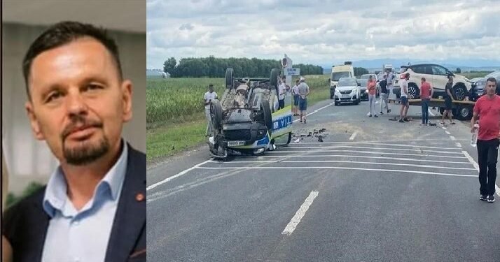 Un gorjean și-a pierdut viața în accidentul tragic de la Belinț. Autospecială de poliție implicată, doi agenți răniți