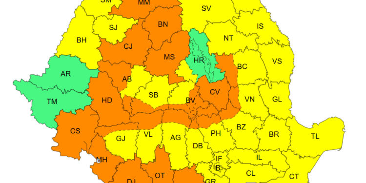 Vremea se schimbă brusc, vin vijelii puternice