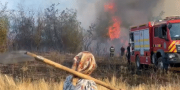 Trei case mistuite de incendiu