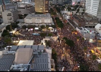 Protest uriaș la Tel Aviv: peste 500.000 de oameni au cerut încetarea războiului din Gaza și eliberarea ostaticilor