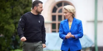 Ursula von der Leyen merge luni cu Zelenski la Casa Albă