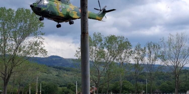 Exercițiu militar spectaculos în Gorj