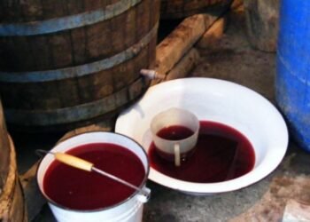 S-au intoxicat în beci cu gazele emanate de mustul pus la fermentat