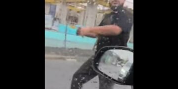 Reacția agresivă a unui șofer de BMW din Târgu Jiu