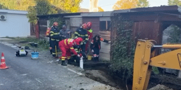 Muncitor prins sub un mal de pământ