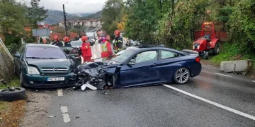 Carambol pe DN 66, trafic blocat