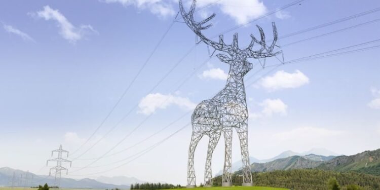 Austria schimbă fața infrastructurii! Liniile electrice devin opere de artă în formă de animale ⚡🦌🕊️