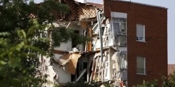 Imobil prăbușit în centrul Madridului