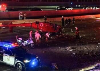 SUA: Un elicopter medical s-a prăbuşit pe autostrada Sacramento