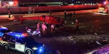 SUA: Un elicopter medical s-a prăbuşit pe autostrada Sacramento