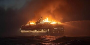 Panică pe Nil: O navă turistică cu 220 de pasageri a luat foc în timpul unei croaziere de lux