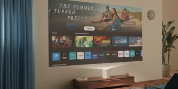 Samsung dă lovitura cu The Premiere 5 – proiectorul care transformă orice perete într-un ecran tactil interactiv!