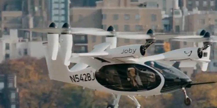 Demonstrație cu taxiuri zburătoare în California